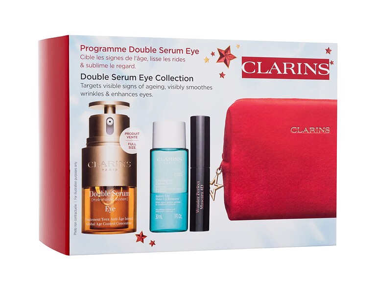 Augenserum Clarins Double Serum Eye Collection 20 ml Beschädigte Schachtel Sets