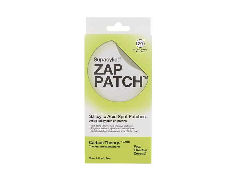 Lokale Hautpflege Carbon Theory Supacylic Zap Patch 20 St.