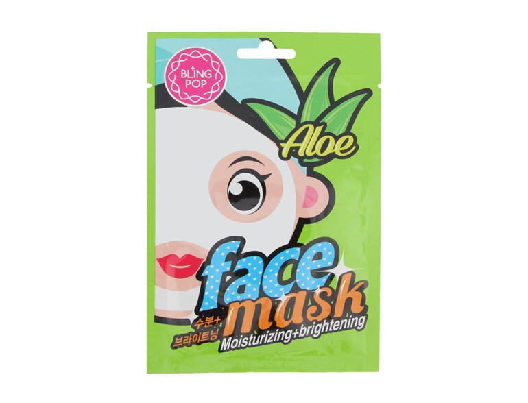 Gesichtsmaske Bling Pop Face Mask Aloe Moisturizing + Brightening 20 ml