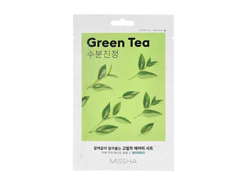 Gesichtsmaske Missha Airy Fit Sheet Mask Green Tea 19 g
