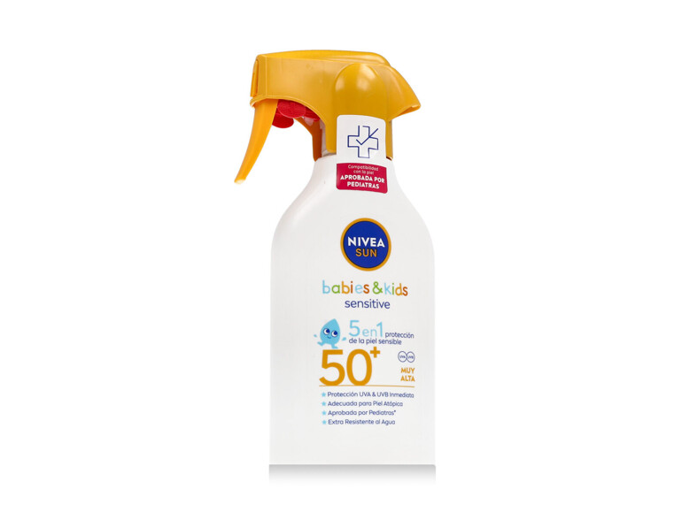 Sonnenschutz Nivea Sun Babies & Kids Sensitive Protect Spray SPF50+ 270 ml