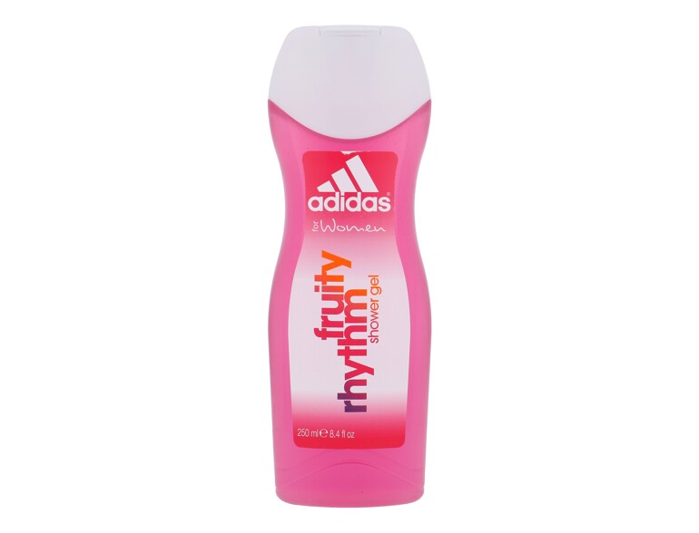 Gel douche Adidas Fruity Rhythm For Women 250 ml flacon endommagé