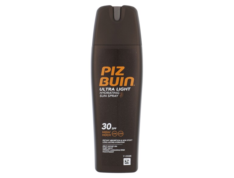 Sonnenschutz PIZ BUIN Ultra Light Hydrating Sun Spray SPF30 200 ml