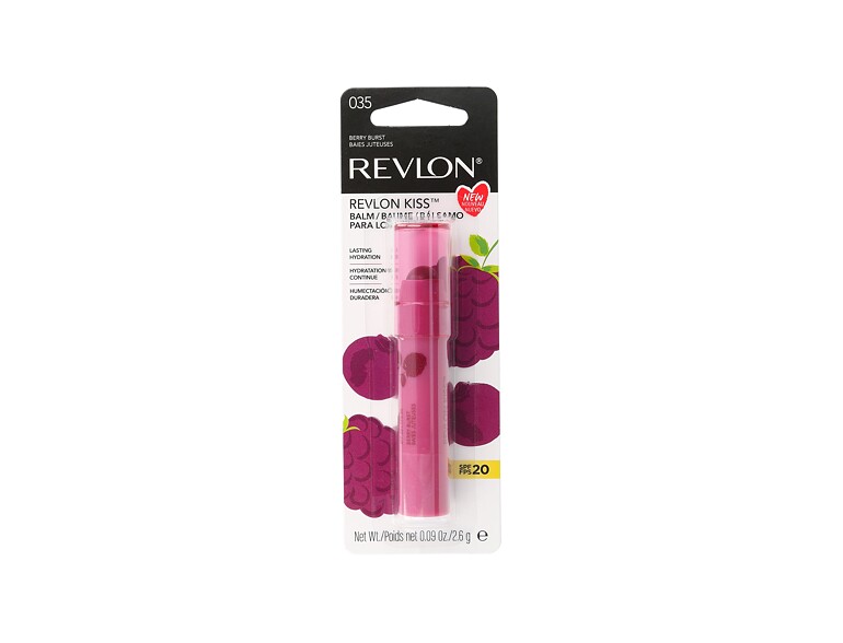 Balsamo per le labbra Revlon Revlon Kiss SPF20 2,6 g 035 Berry Burst