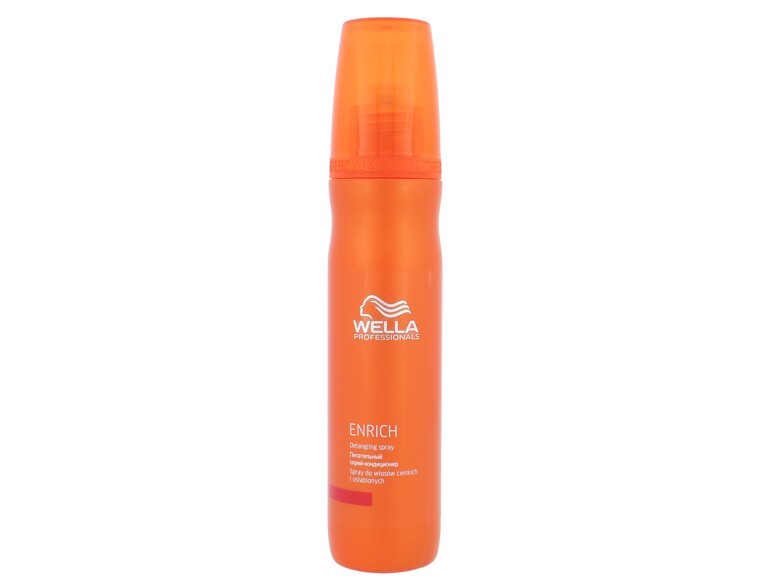 Baume et soin des cheveux Wella Professionals Enrich Detangling Spray 150 ml flacon endommagé