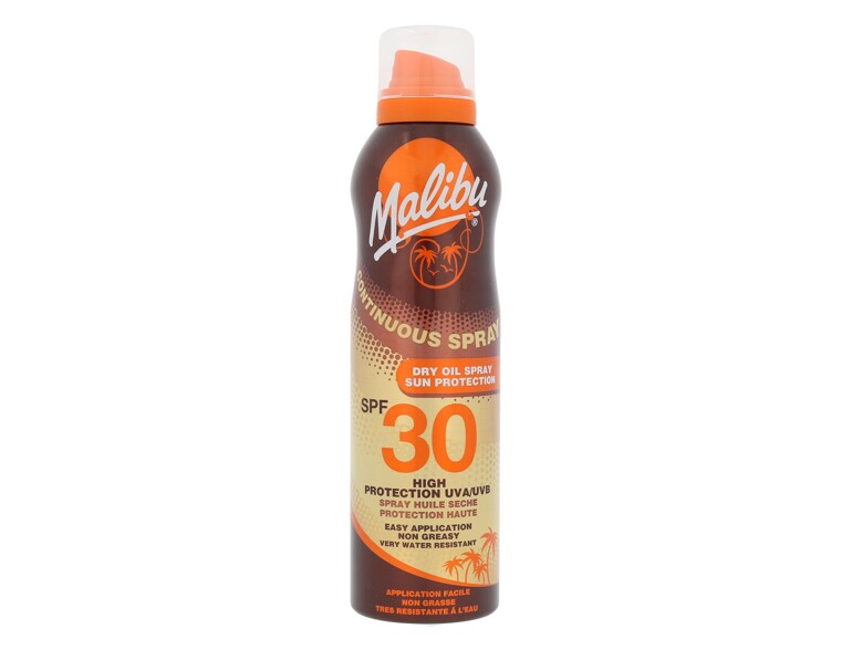 Protezione solare corpo Malibu Continuous Spray Dry Oil SPF30 175 ml