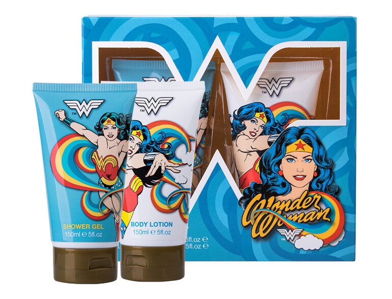 Duschgel DC Comics Wonder Woman 150 ml Beschädigte Schachtel Sets