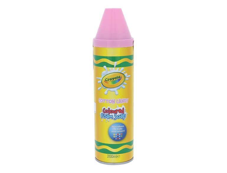 Duschschaum  Crayola Coloured Foam Soap 200 ml Cotton Candy
