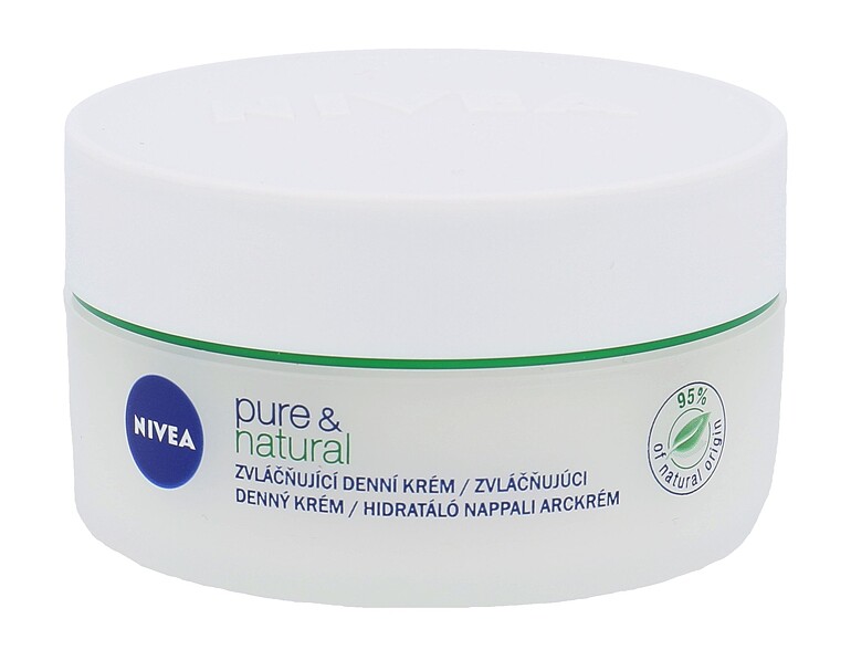 Tagescreme Nivea Pure & Natural 50 ml Beschädigte Schachtel