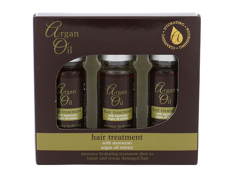 Sieri e trattamenti per capelli Xpel Argan Oil Hair Treatment Intensive Hydrating Shots 36 ml scatol