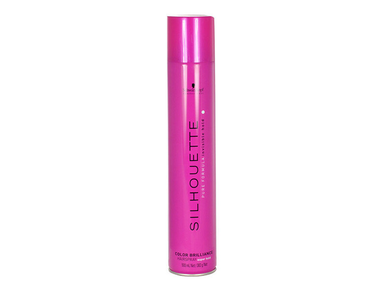 Haarspray  Schwarzkopf Professional Silhouette Color Brilliance 500 ml Super Hold Beschädigtes Flakon