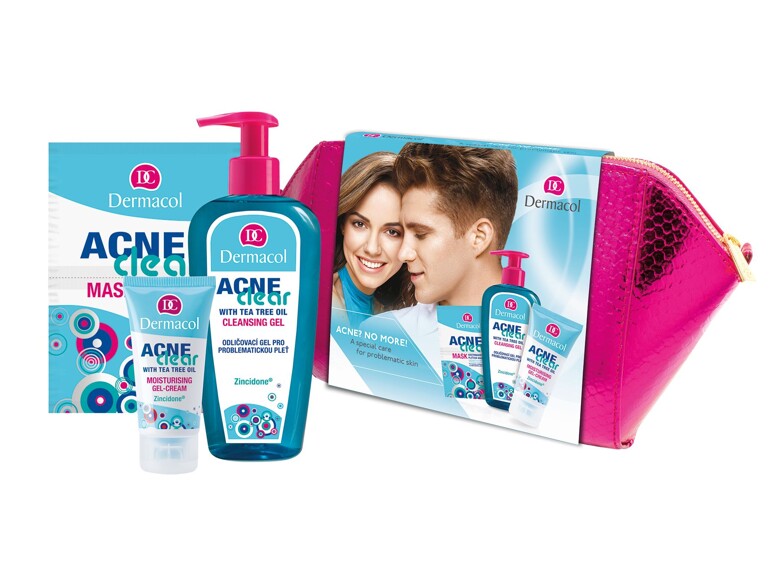 Reinigungsgel Dermacol AcneClear Cleansing Gel 200 ml Sets