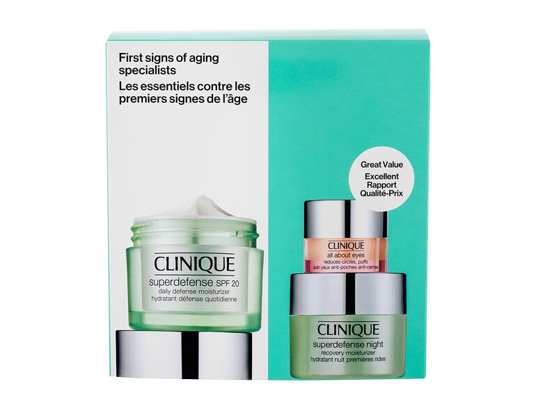Tagescreme Clinique Superdefense Daily Defense Moisturizer SPF20 50 ml Sets