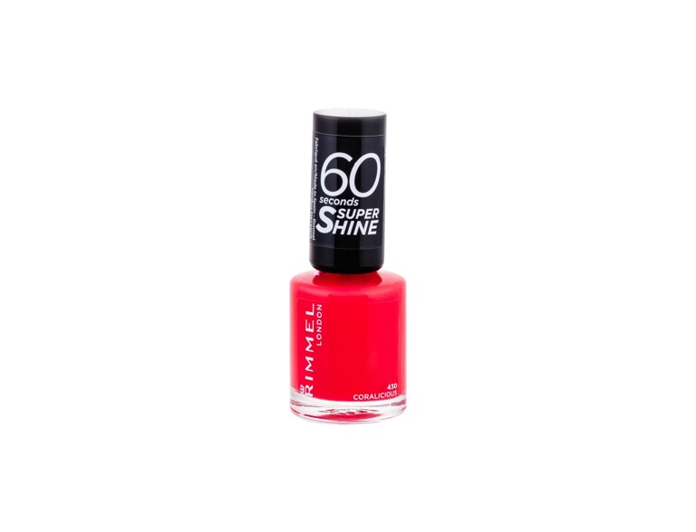 Nagellack Rimmel London 60 Seconds Super Shine 8 ml 430 Coralicious