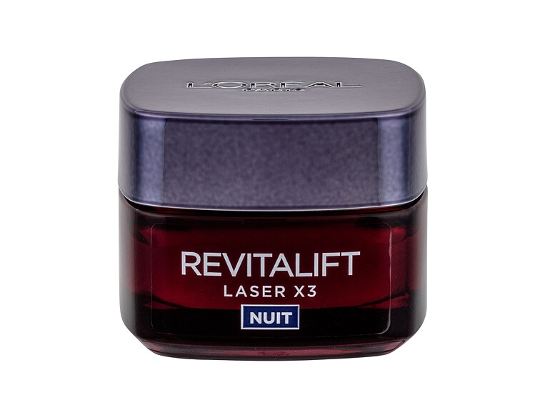 Nachtcreme L'Oréal Paris Revitalift Laser X3 Night Cream 50 ml Beschädigte Schachtel