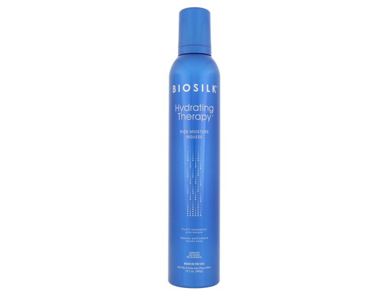 Spray et mousse Farouk Systems Biosilk Hydrating Therapy Rich Moisture Mousse 360 g flacon endommagé
