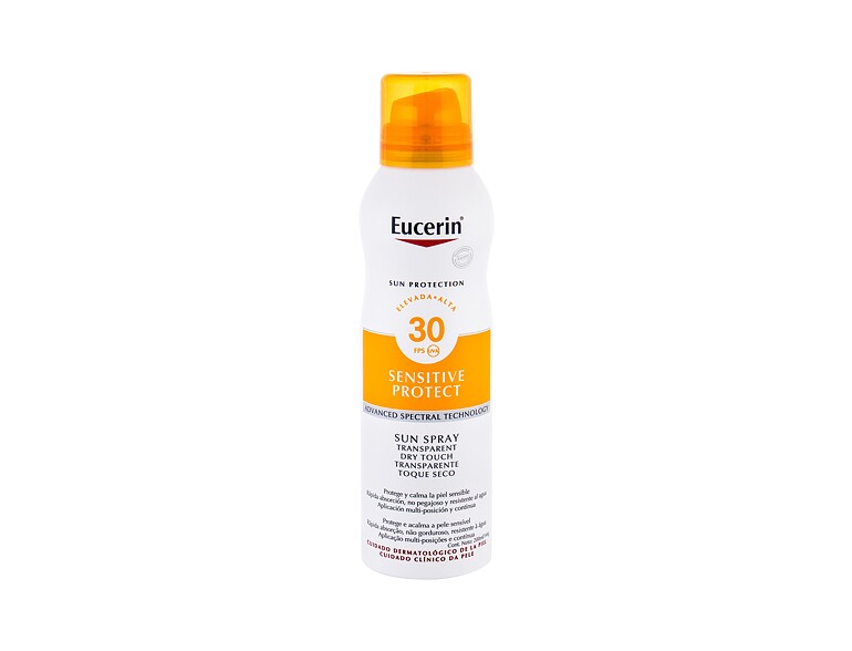 Sonnenschutz Eucerin Sun Sensitive Protect Sun Spray Dry Touch SPF30 200 ml