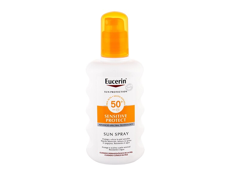 Protezione solare corpo Eucerin Sun Sensitive Protect Sun Spray SPF50+ 200 ml