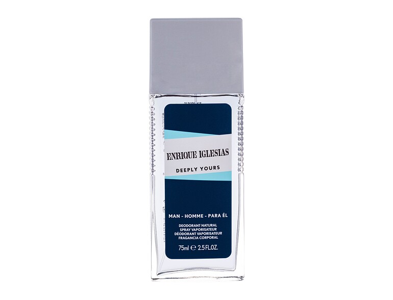 Déodorant Enrique Iglesias Deeply Yours Man 75 ml flacon endommagé