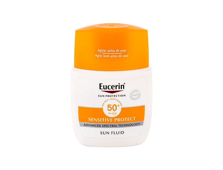 Soin solaire visage Eucerin Sun Sensitive Protect Sun Fluid Mattifying SPF50+ 50 ml boîte endommagée