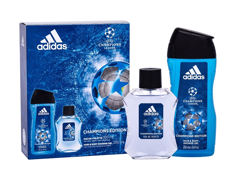 Eau de Toilette Adidas UEFA Champions League 100 ml Beschädigte Schachtel Sets