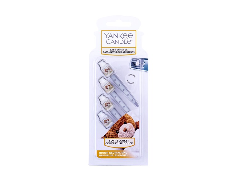 Autoduft Yankee Candle Soft Blanket Vent Stick 4 St.