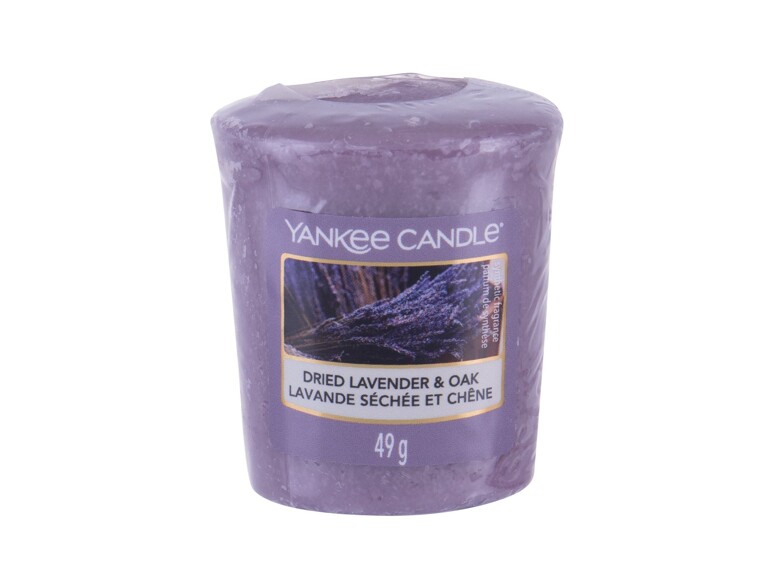 Candela profumata Yankee Candle Dried Lavender & Oak 49 g