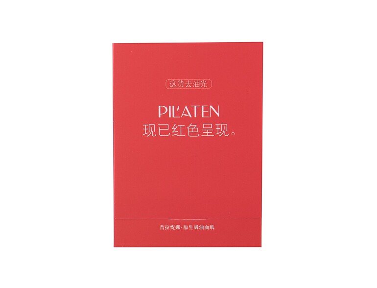 Foundation Pilaten Native Blotting Paper Control Red 100 St.