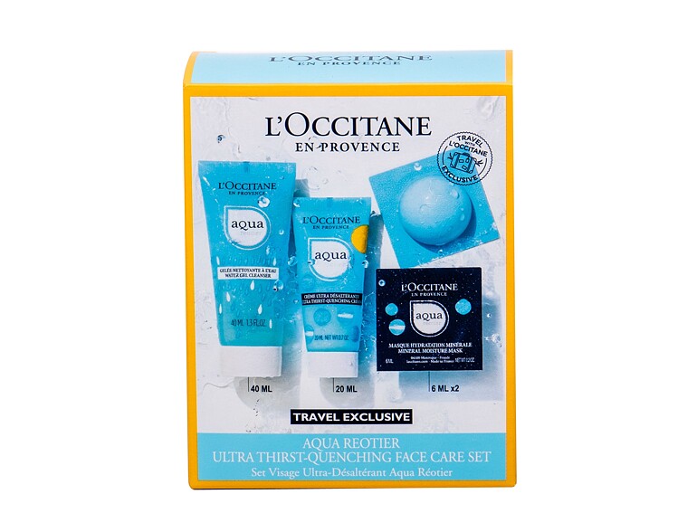 Tagescreme L'Occitane Aqua Réotier 20 ml Beschädigte Schachtel Sets