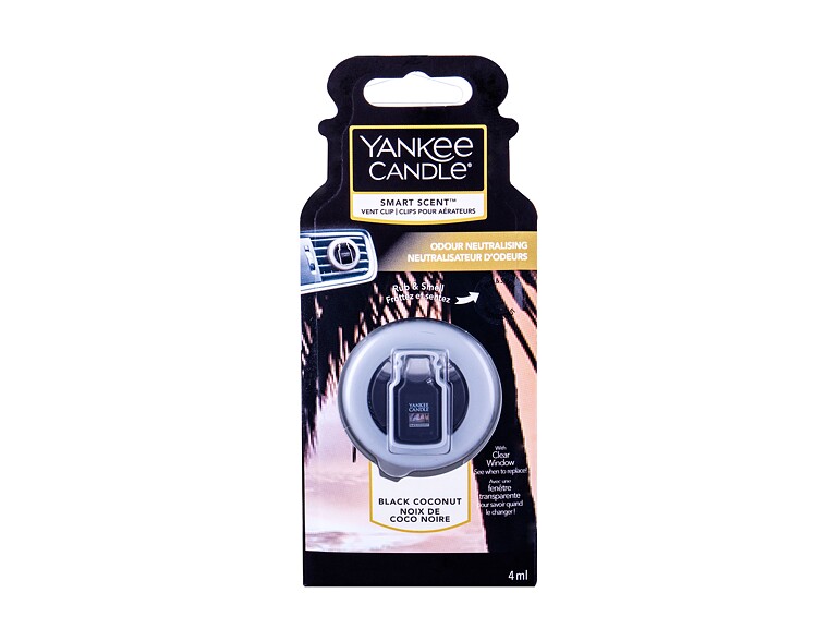 Deodorante per auto Yankee Candle Black Coconut 4 ml scatola danneggiata