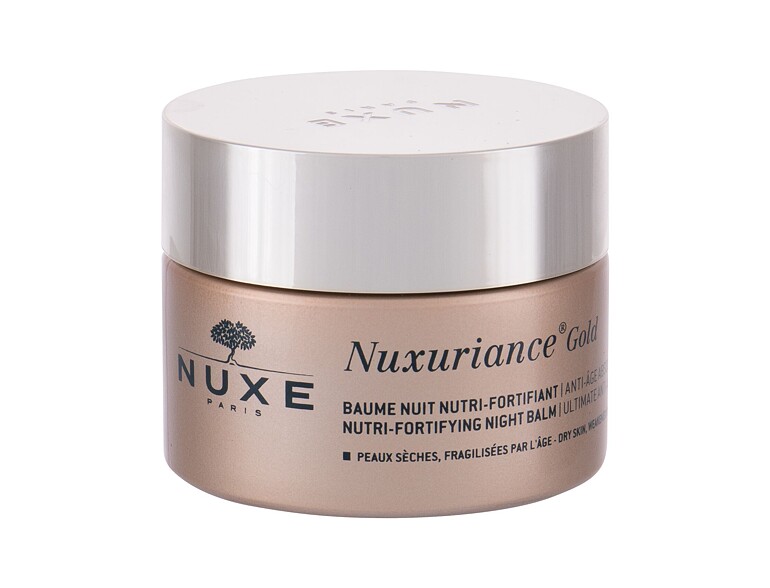 Crème de nuit NUXE Nuxuriance Gold Nutri-Fortifying Night Balm 50 ml boîte endommagée