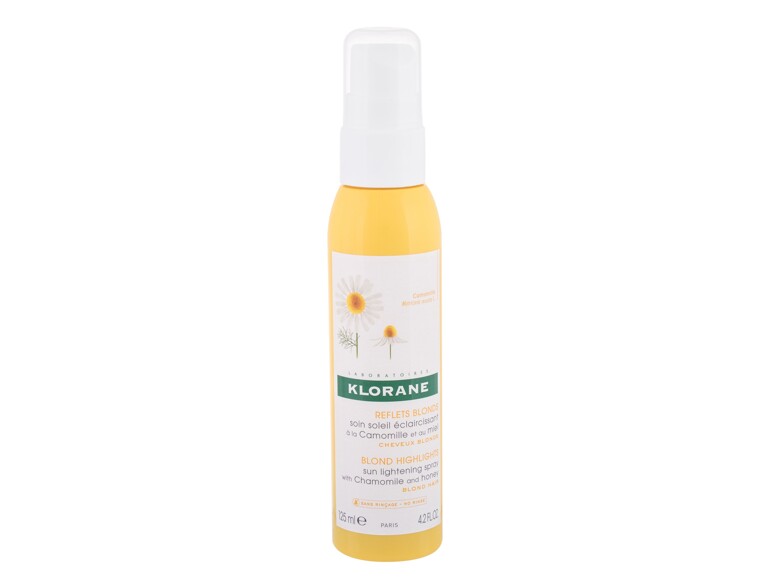 Pflege ohne Ausspülen Klorane Chamomile Blond Highlights Sun Lightening Spray 125 ml
