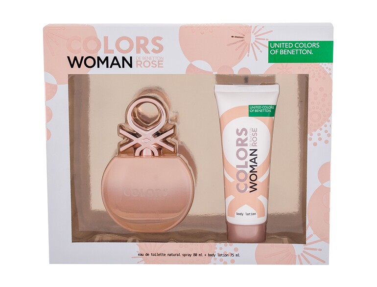 Eau de Toilette Benetton Colors de Benetton Rose 80 ml Sets
