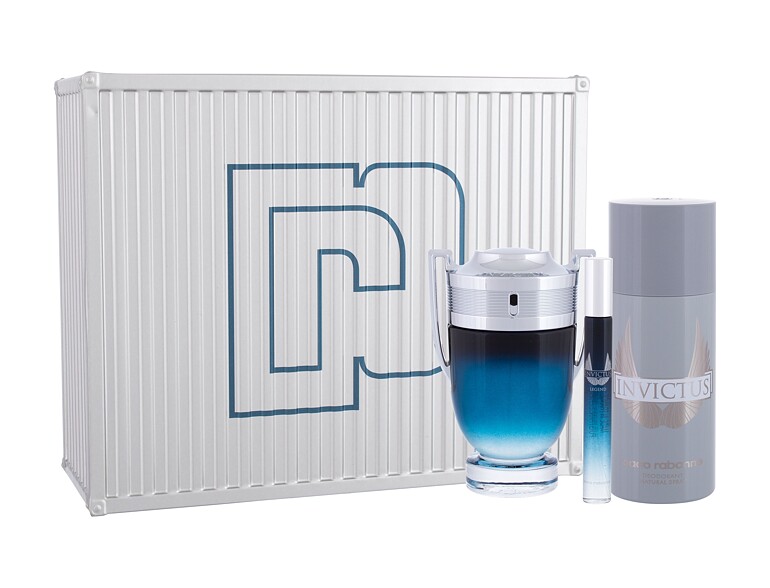 Eau de Toilette Paco Rabanne Invictus Aqua 2018 100 ml Beschädigte Schachtel Sets
