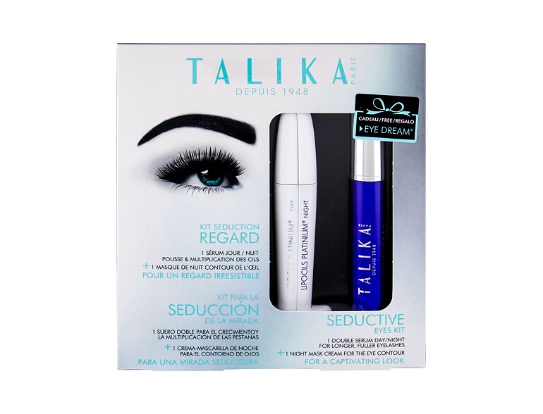 Wimpern- und Augenbrauenpflege Talika Lipocils Platinium 17 ml ohne Schachtel Sets