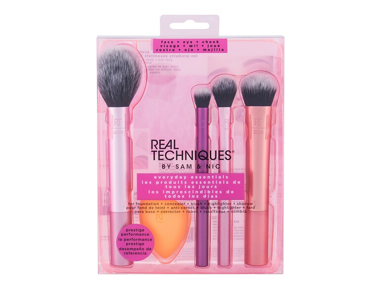 Pennelli make-up Real Techniques Brushes Everyday Essentials 1 St. scatola danneggiata Sets