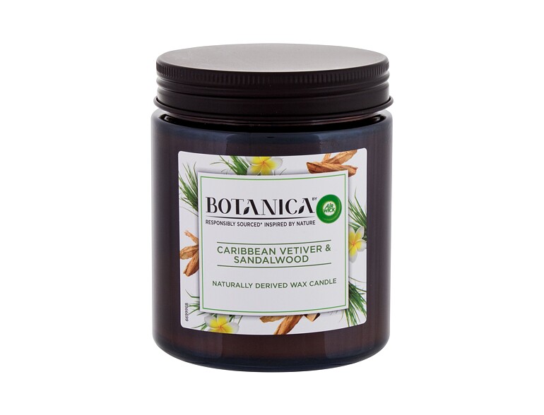 Duftkerze Air Wick Botanica Caribbean Vetiver & Sandalwood 205 g