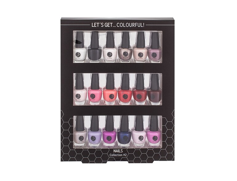 Vernis à ongles 2K Let´s Get Colourful! 3,5 ml boîte endommagée Sets