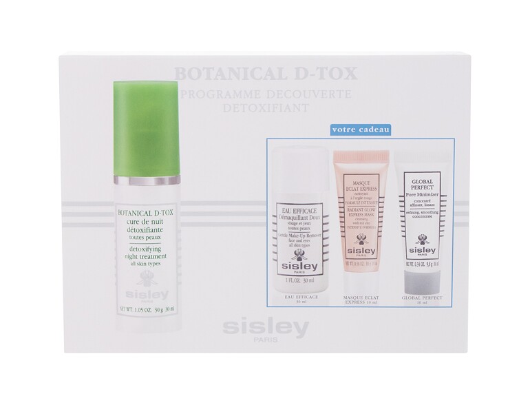 Siero per il viso Sisley Botanical D-Tox Night Treatment 30 ml scatola danneggiata Sets