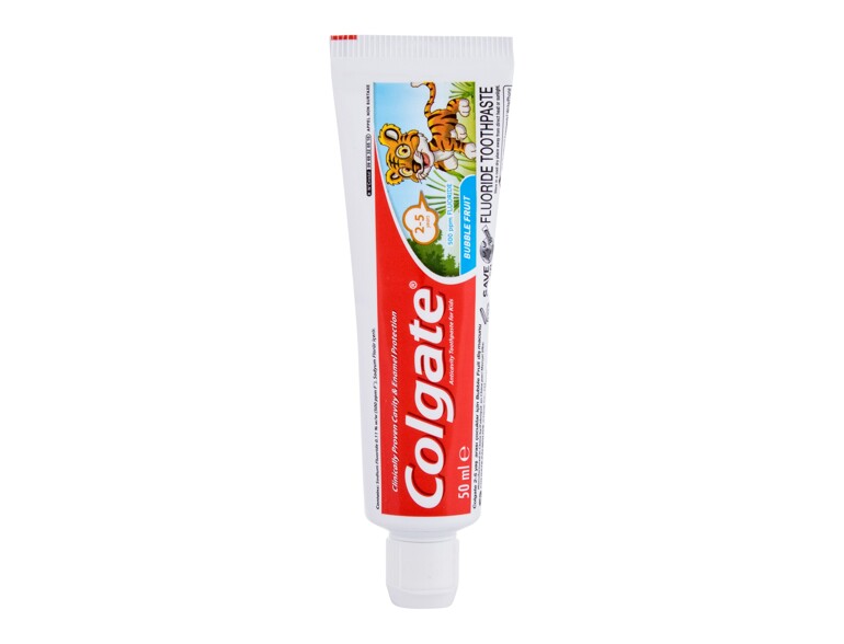 Dentifrice Colgate Kids Bubble Fruit 2-5 50 ml boîte endommagée