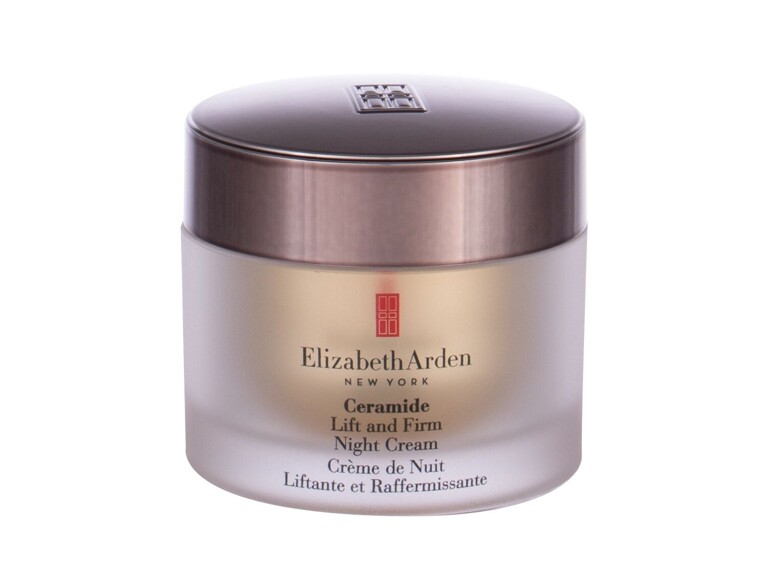 Crema notte per il viso Elizabeth Arden Ceramide Lift And Firm 50 ml scatola danneggiata