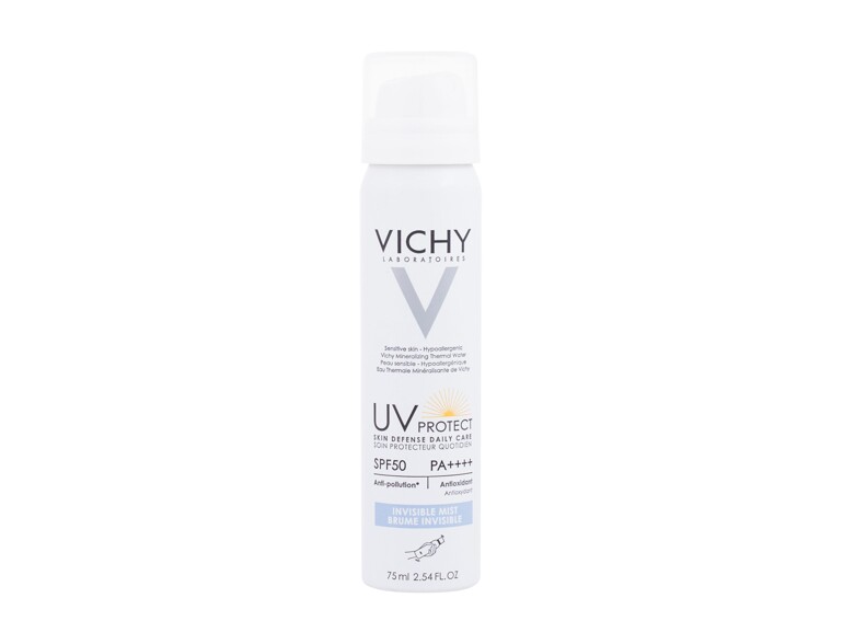 Protezione solare viso Vichy UV Protect Invisible Mist SPF50 75 ml