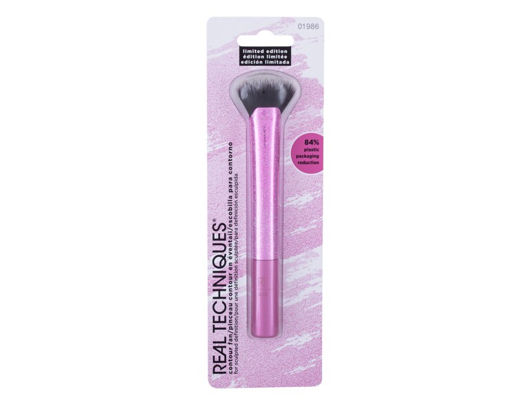 Pinsel Real Techniques Pretty in Pink Contour Fan 1 St. Beschädigte Verpackung