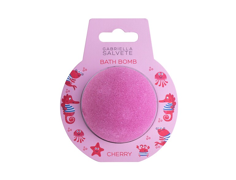 Bombe de bain Gabriella Salvete Kids Bath Bomb Cherry 100 g emballage endommagé