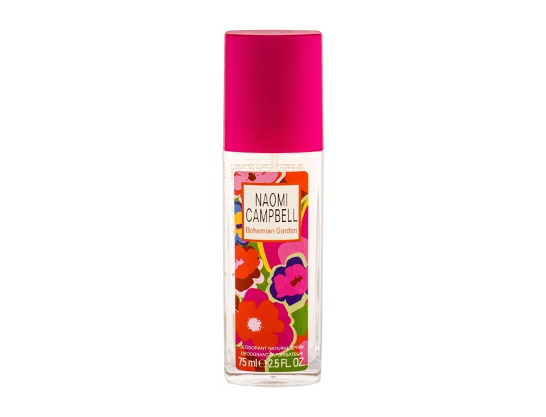 Déodorant Naomi Campbell Bohemian Garden 75 ml flacon endommagé