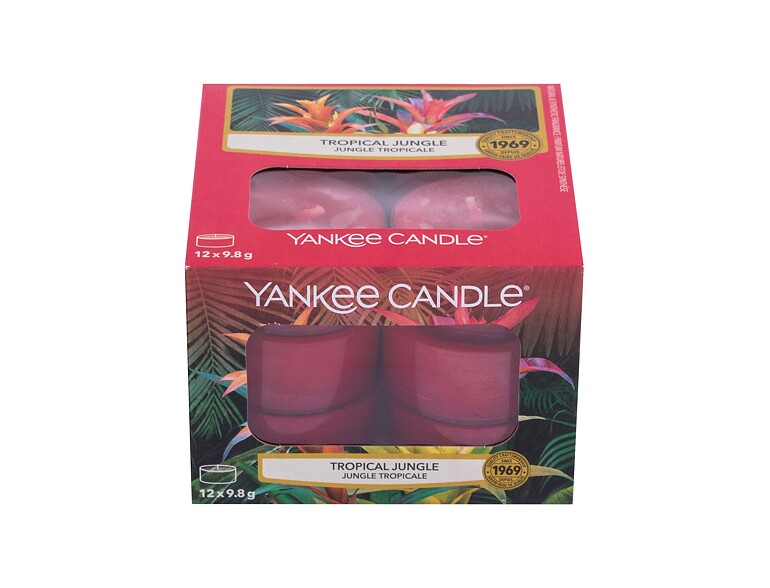 Duftkerze Yankee Candle Tropical Jungle 117,6 g Beschädigte Schachtel