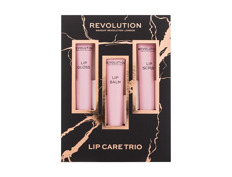 Baume à lèvres Makeup Revolution London Lip Care Trio 8 ml boîte endommagée Sets