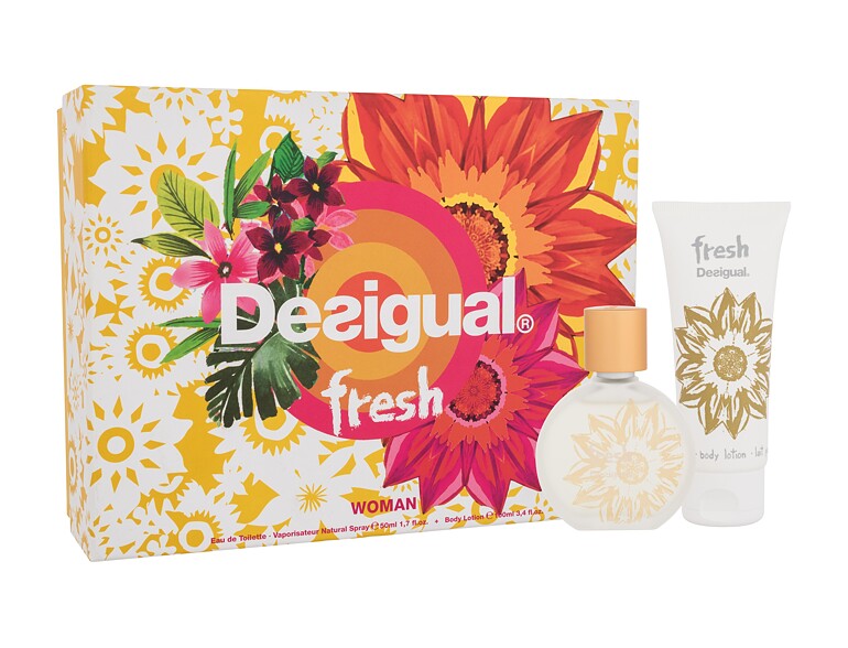 Eau de Toilette Desigual Fresh 50 ml Beschädigte Schachtel Sets