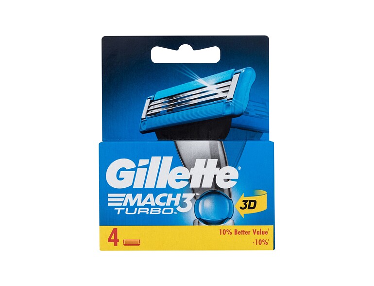 Ersatzklinge Gillette Mach3 Turbo 3D 4 g