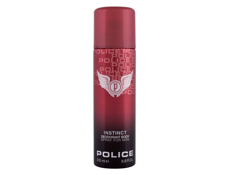 Déodorant Police Instinct 200 ml flacon endommagé
